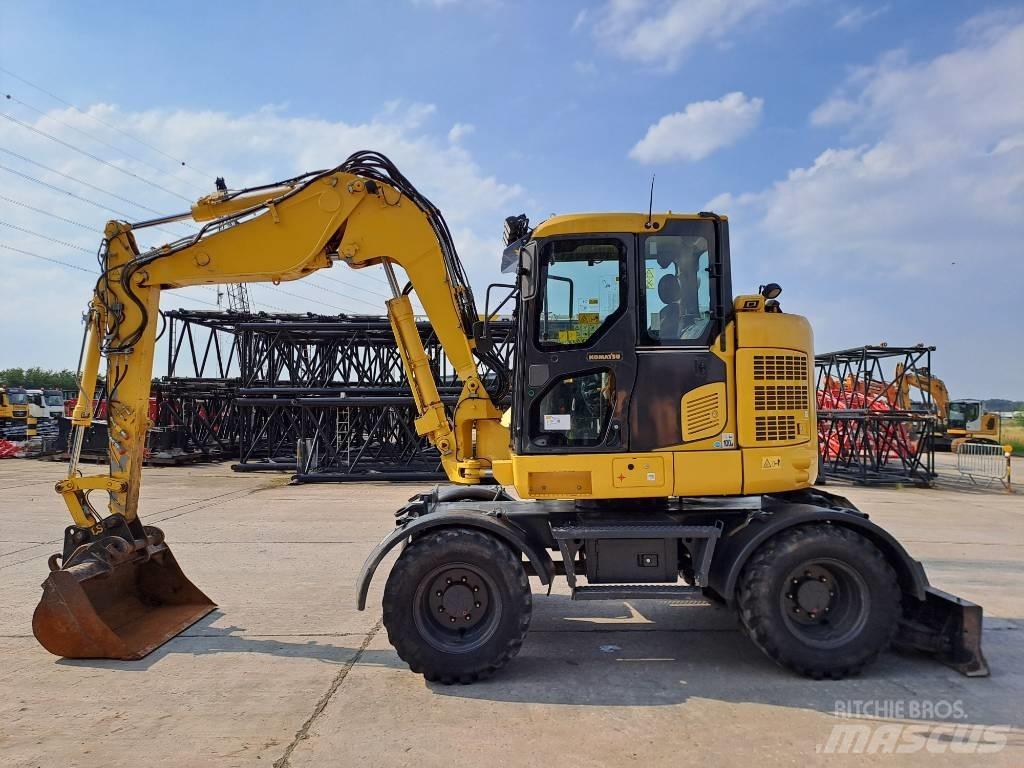 Komatsu PW118MR-11 Gumikerekes kotrók