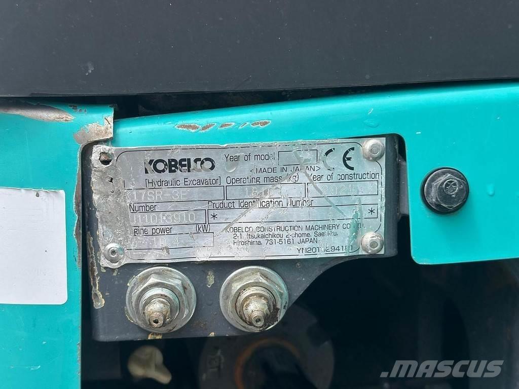 Kobelco SK17SR Mini kotrók < 7t