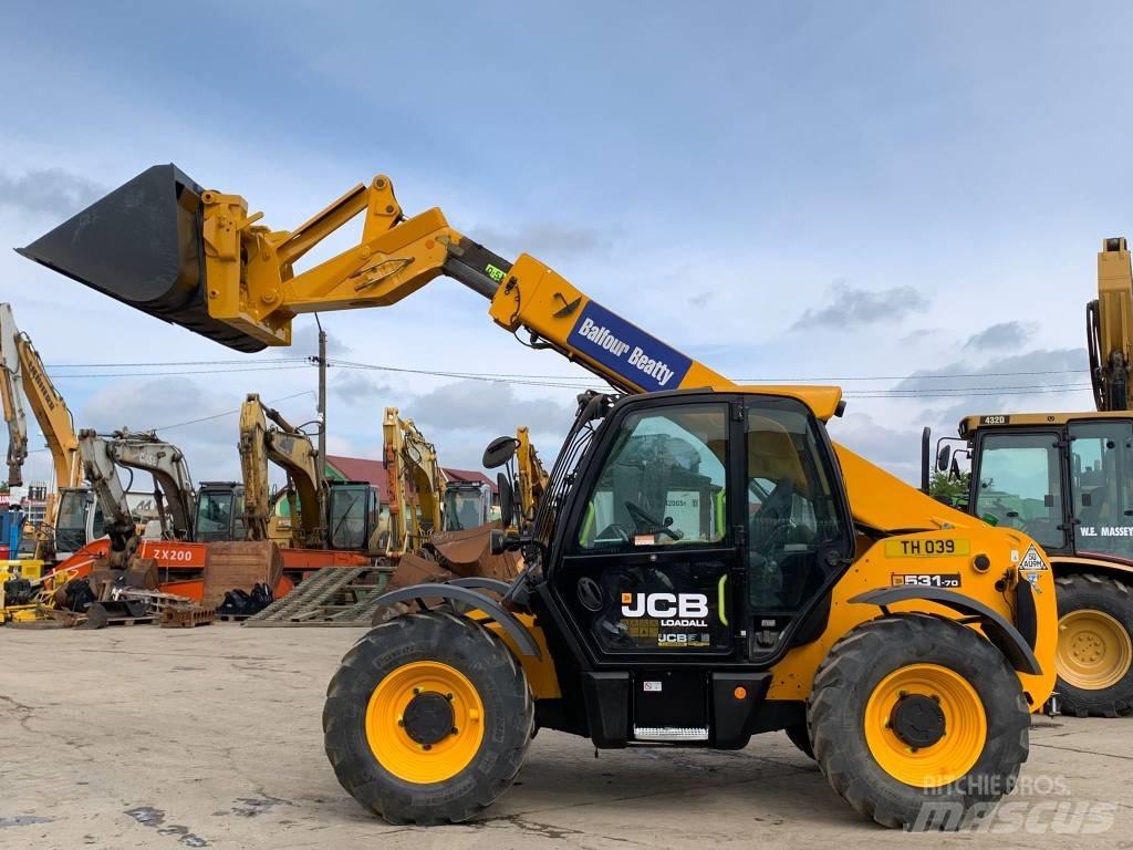 JCB 531-70 Teleszkópos mezőgazdasági rakodók