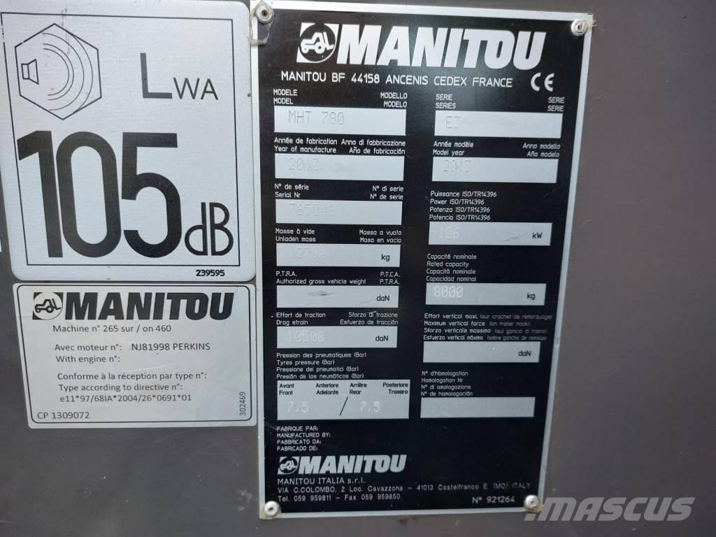 Manitou MHT 780 Teleszkópos rakodók