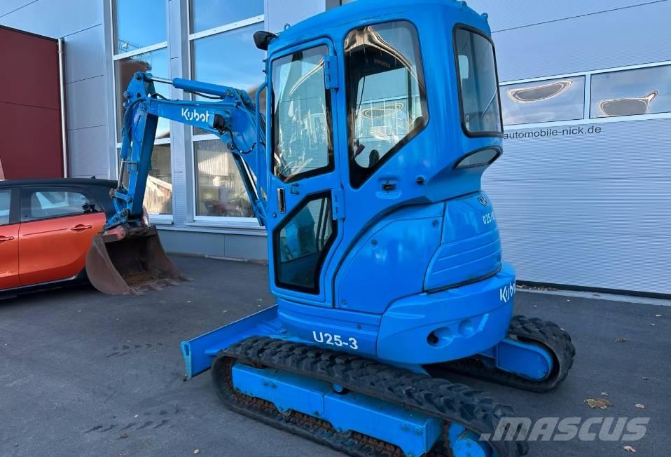 Kubota U25 -3 Mini kotrók < 7t