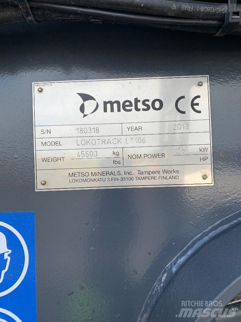 Metso LT 106 Mobil törőgépek