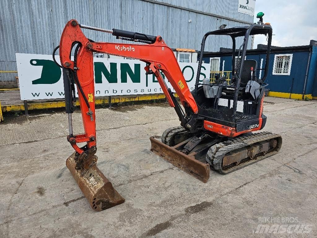 Kubota U 27-4 Mini kotrók < 7t