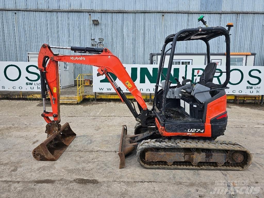 Kubota U 27-4 Mini kotrók < 7t