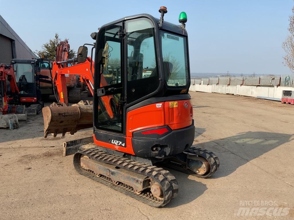 Kubota U27-4 Mini kotrók < 7t