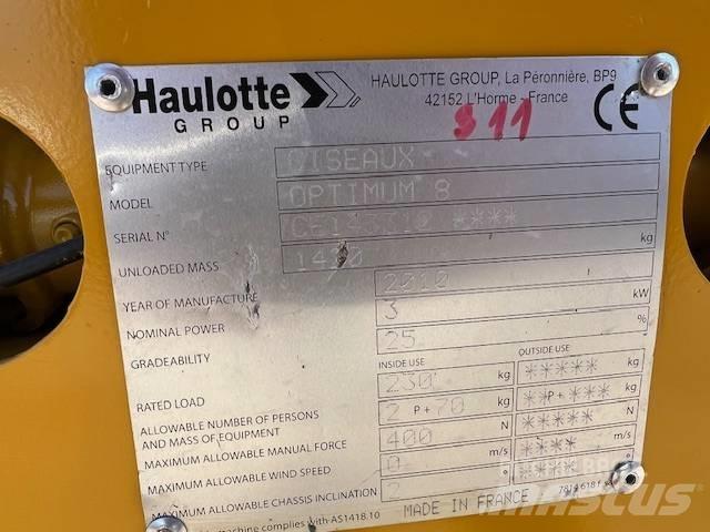 Haulotte Optimum  8 Ollós emelők