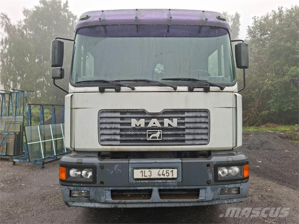 MAN ME 18.285 + HR Platós / Ponyvás teherautók
