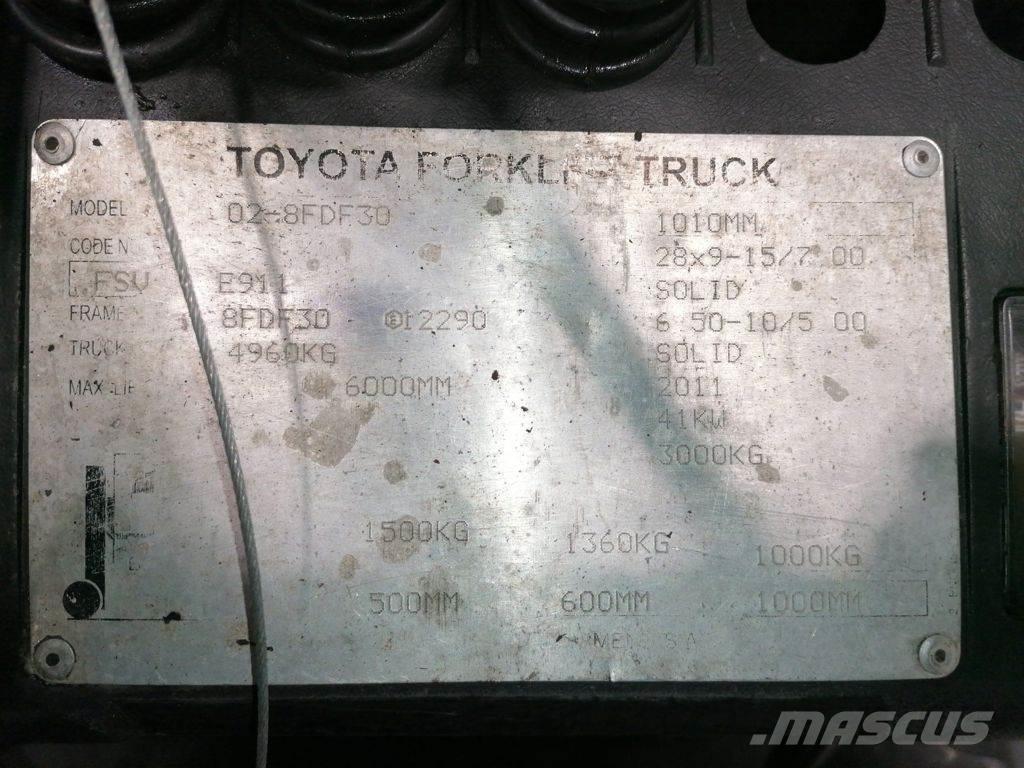 Toyota 02-8FDF30 Dízel targoncák