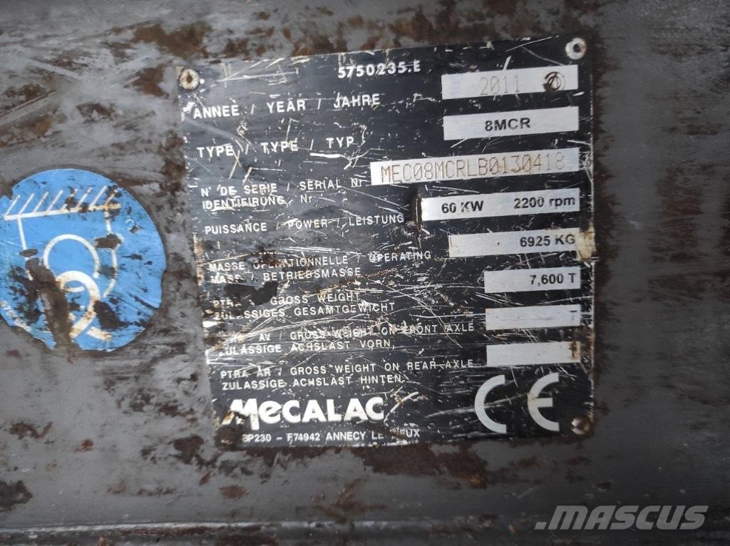 Mecalac 8 M CR Lánctalpas kotrók