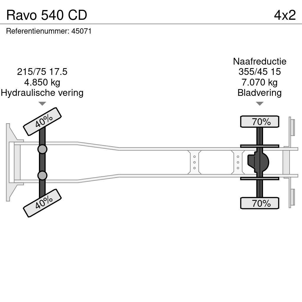 Ravo 540 CD Utcaseprő teherautók