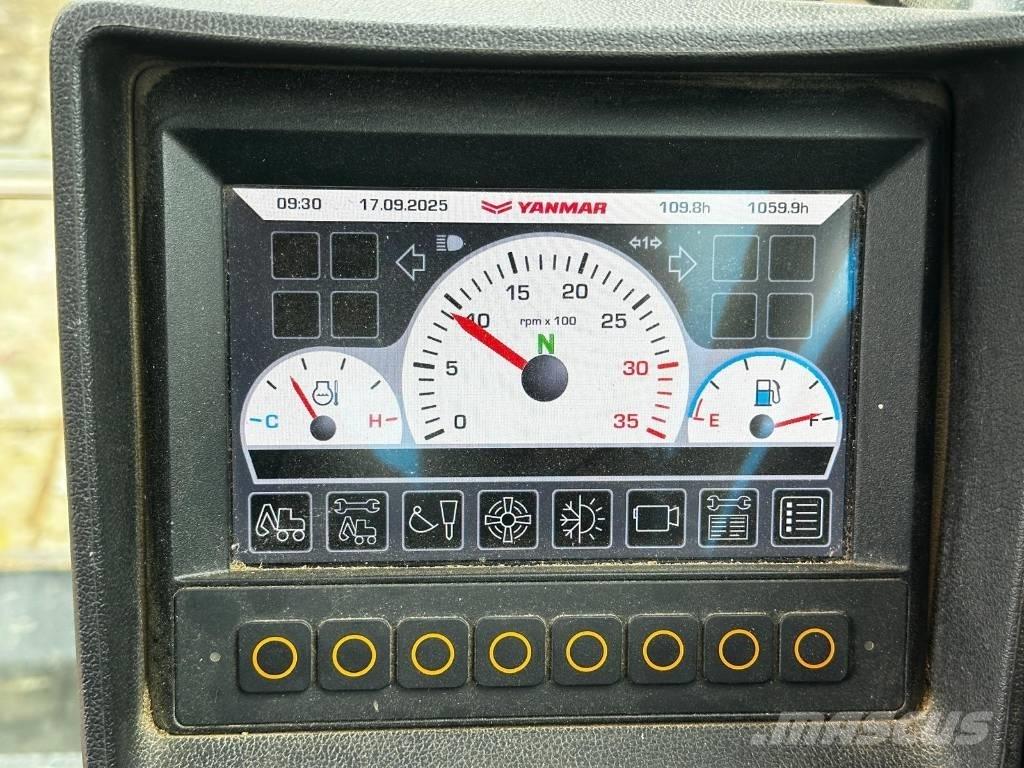 Yanmar B 110 W Gumikerekes kotrók