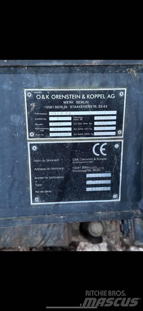 O&K MH 4 PMS Gumikerekes kotrók