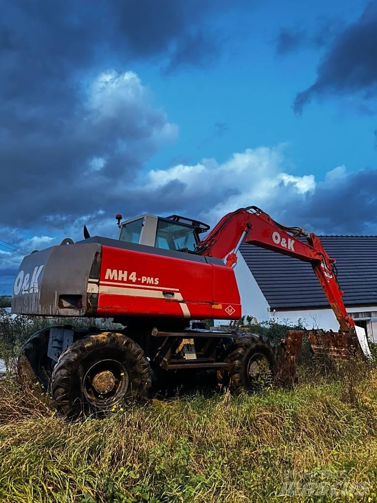 O&K MH 4 PMS Gumikerekes kotrók