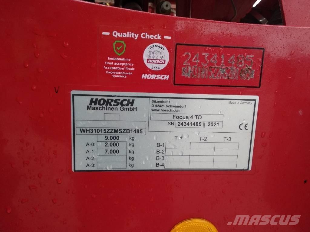 Horsch Focus 4 TD Sorvetőgép