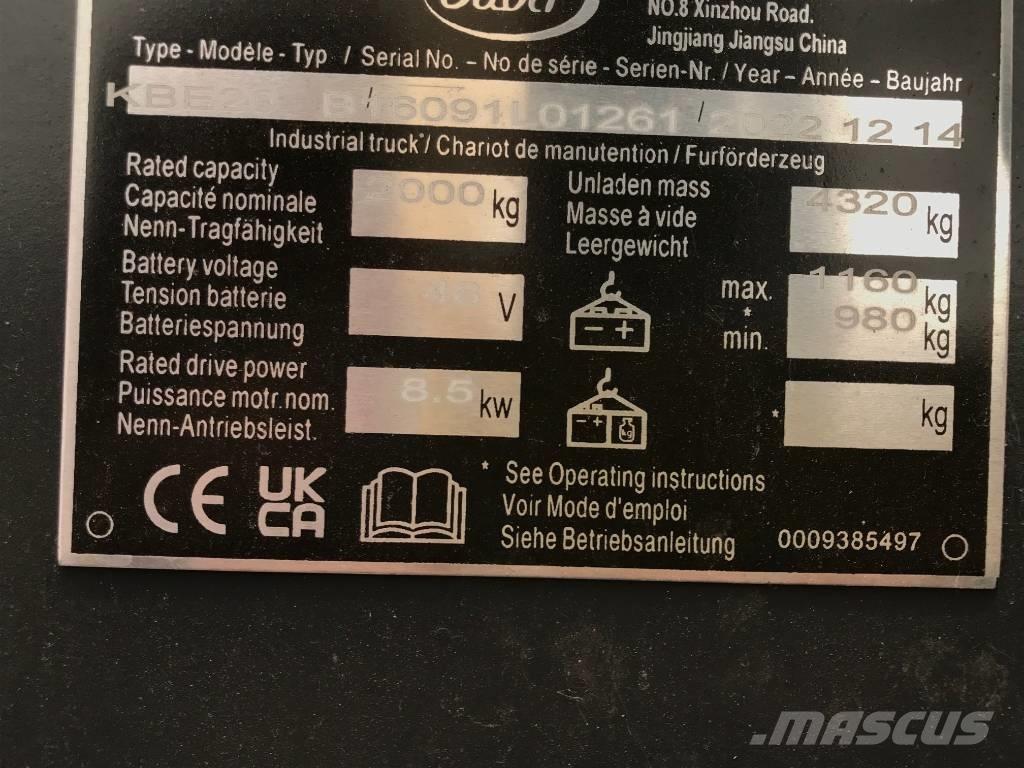 Baoli KBE 20 N Elektromos targoncák