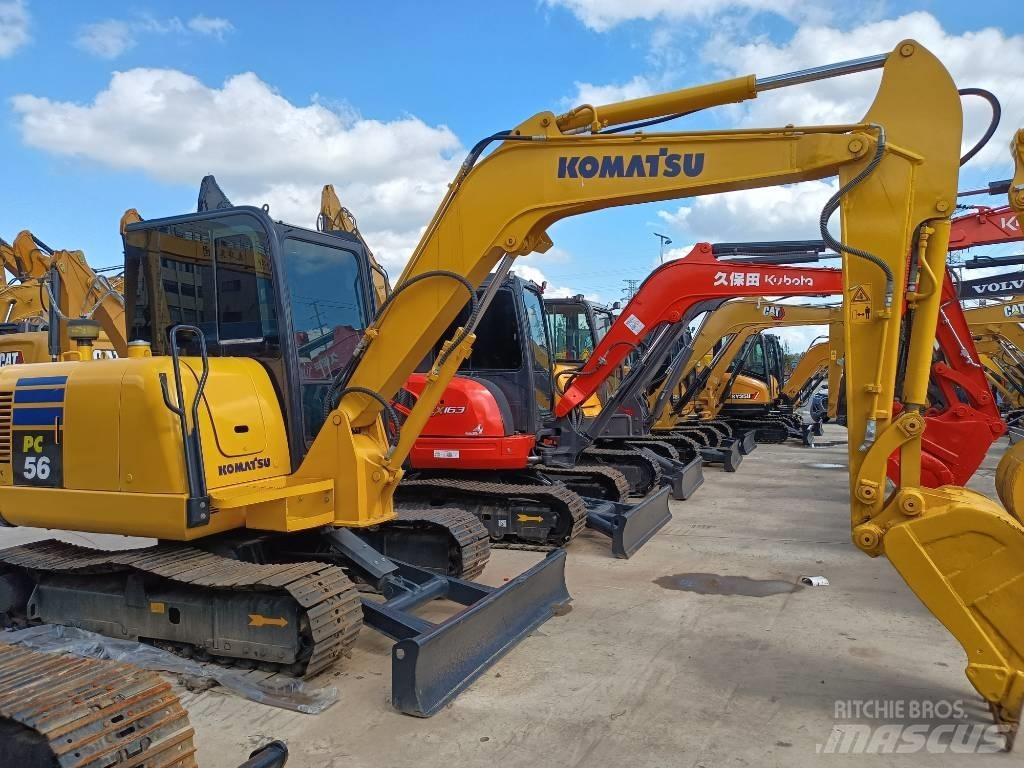 Komatsu PC 56 Mini kotrók < 7t