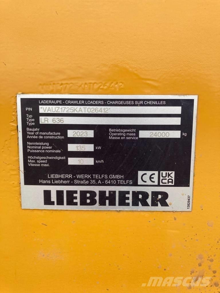 Liebherr LR 636 Lánctalpas homlokrakodók