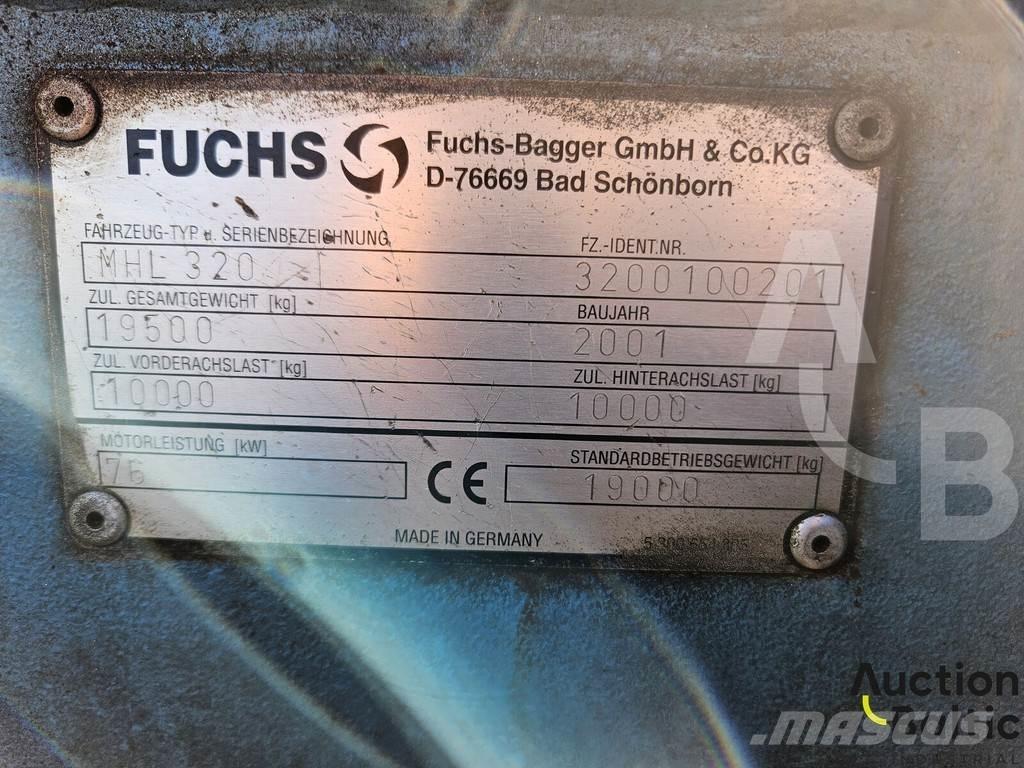 Fuchs MHL 320 Gumikerekes kotrók