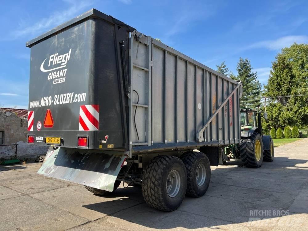 Fliegl ASW 271 Platós / Ponyvás félpótkocsik