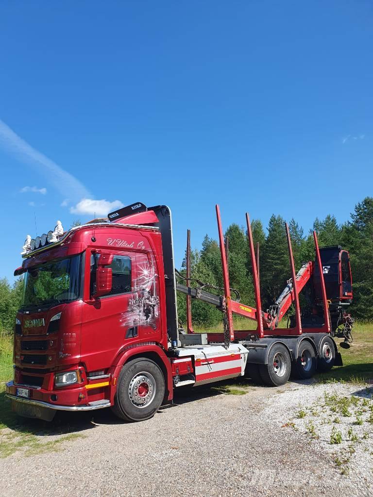 Scania R 650 Rönkszállító teherautók