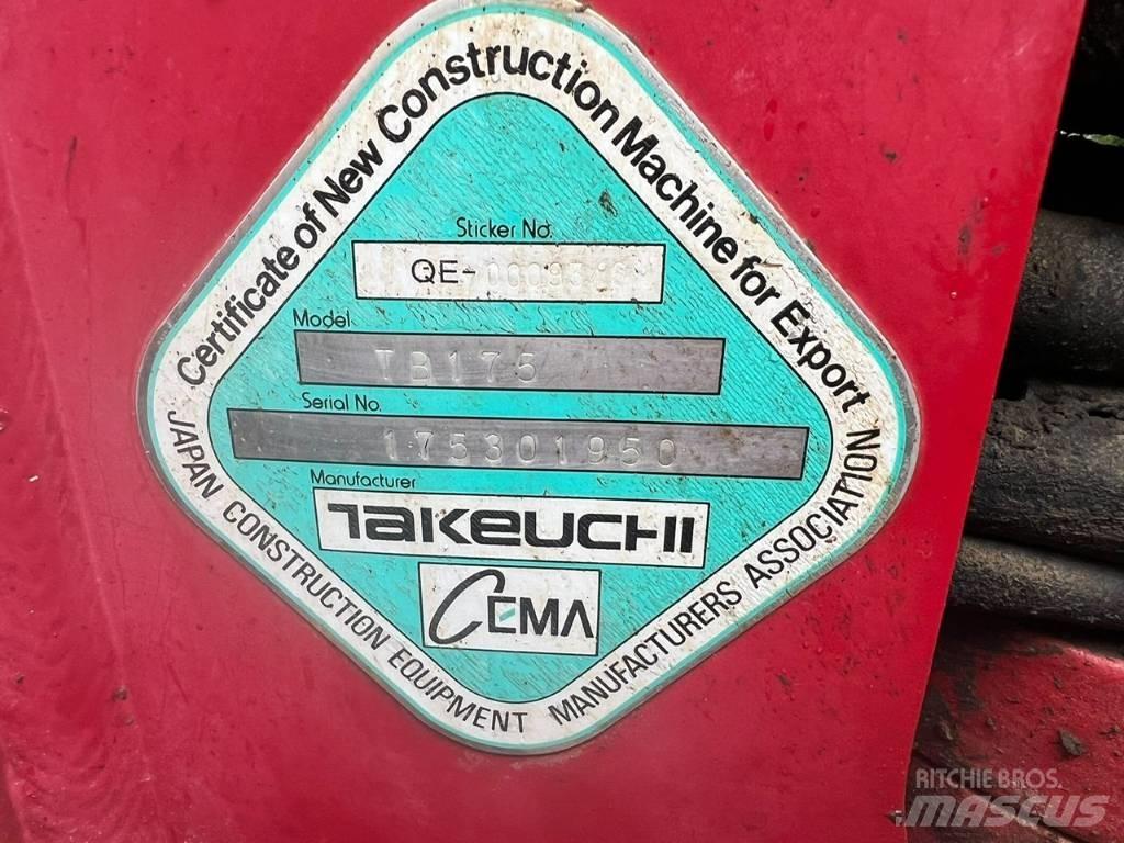 Takeuchi TB 175 Közepes (midi) kotrók 7 t - 12 t
