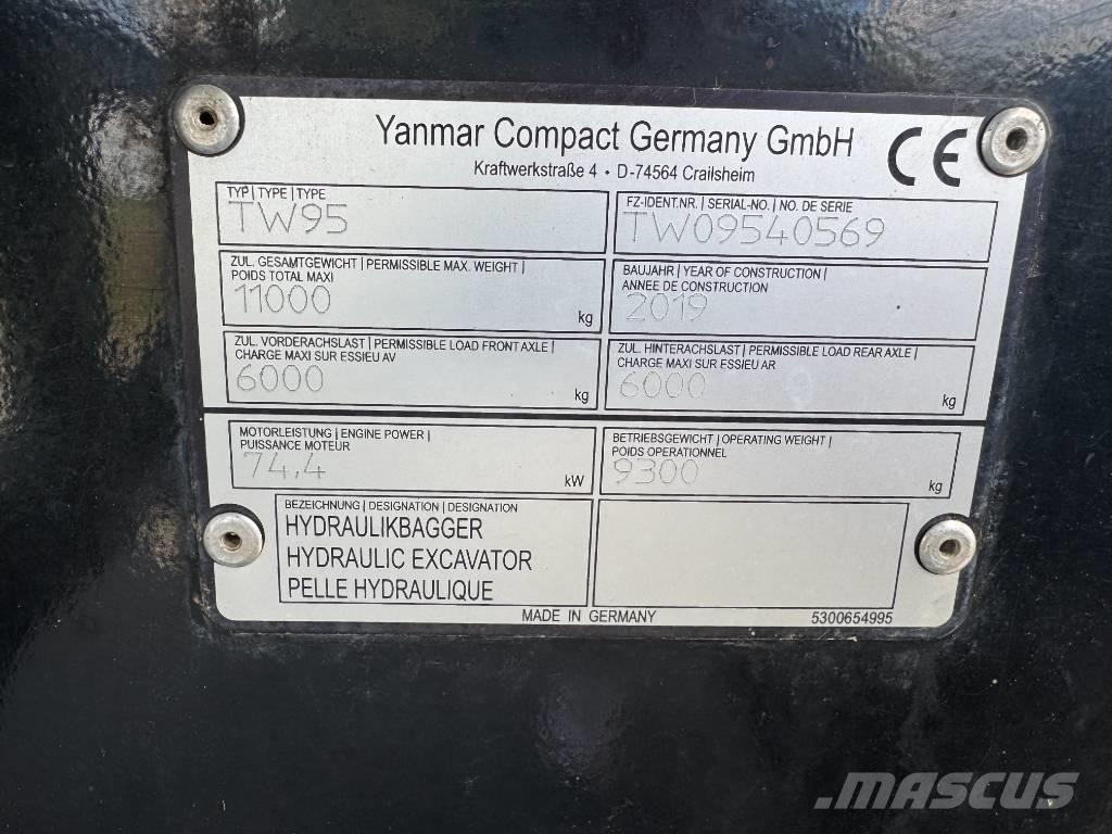 Yanmar / Schaeff TW95 Gumikerekes kotrók