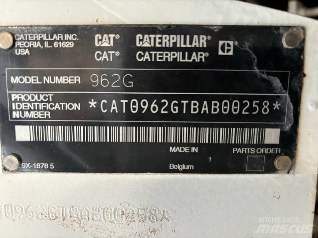 CAT 962 G Gumikerekes homlokrakodók