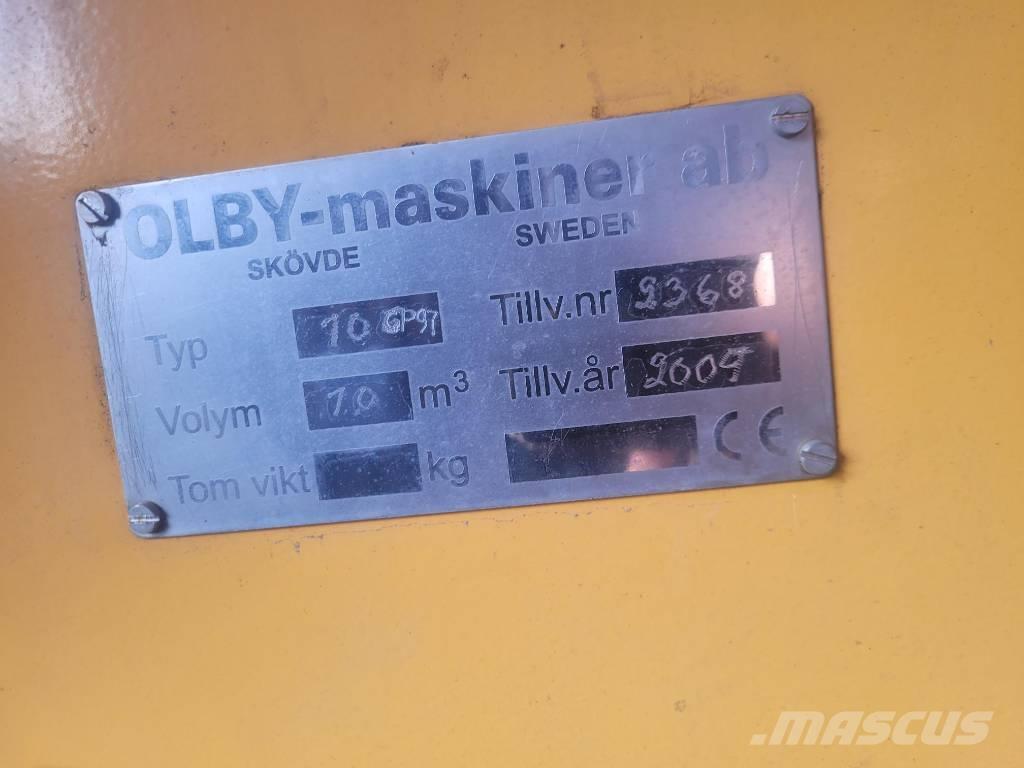 Olby 10 Kubik Poranyag tartályos