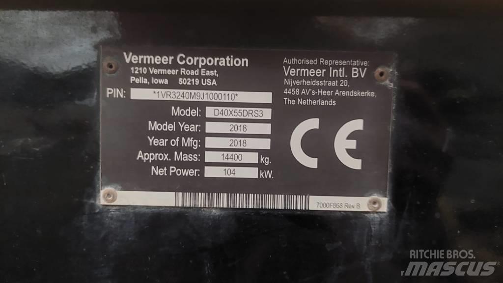 Vermeer D40x55DR S3 Vízszintes fúróberendezések
