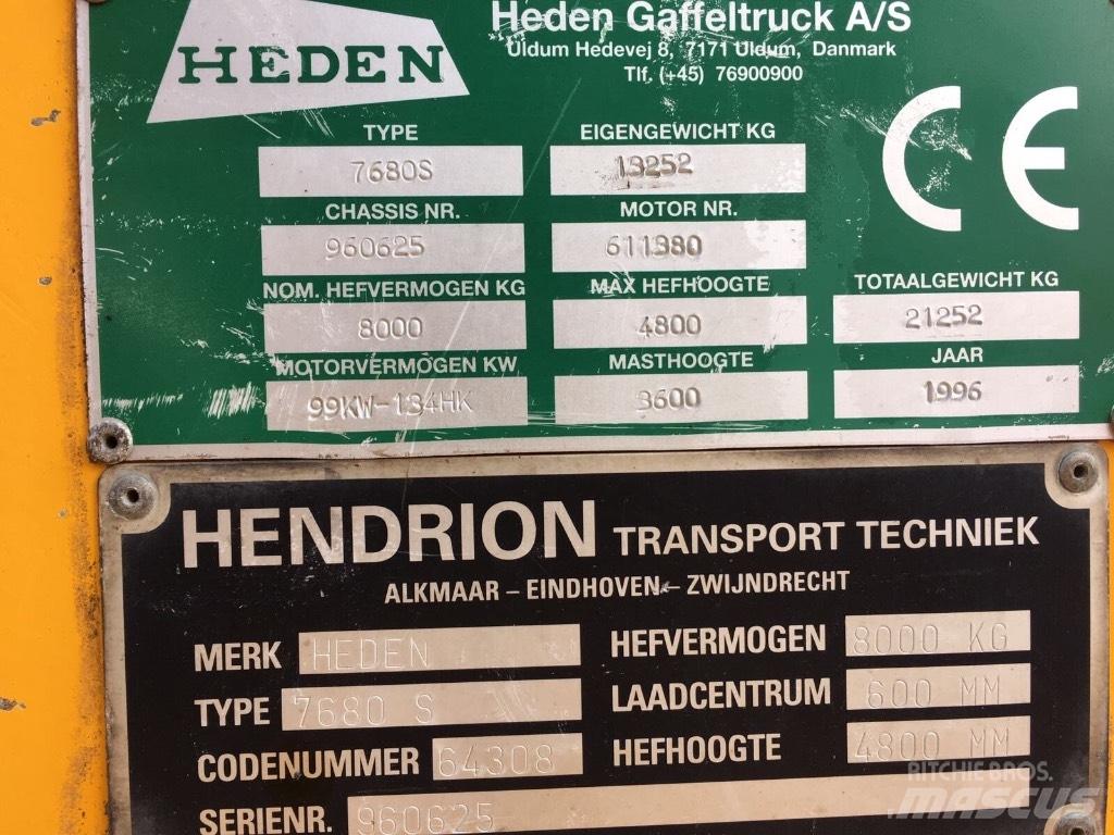 Heden 7680S Dízel targoncák