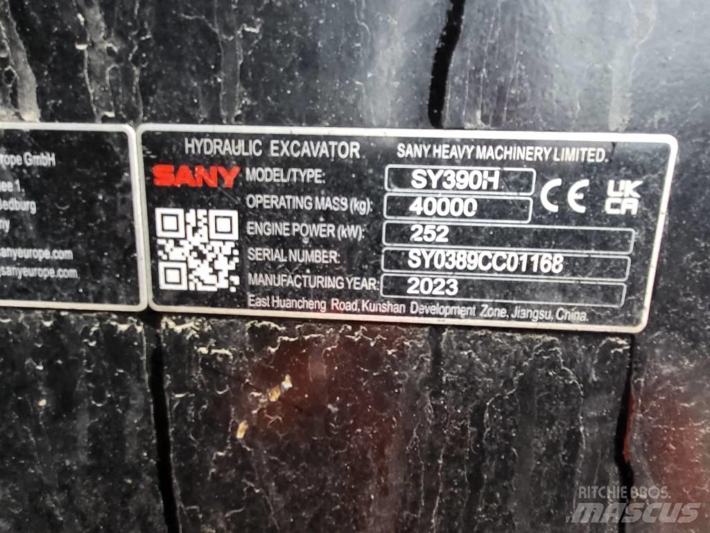 Sany SY390H Lánctalpas kotrók