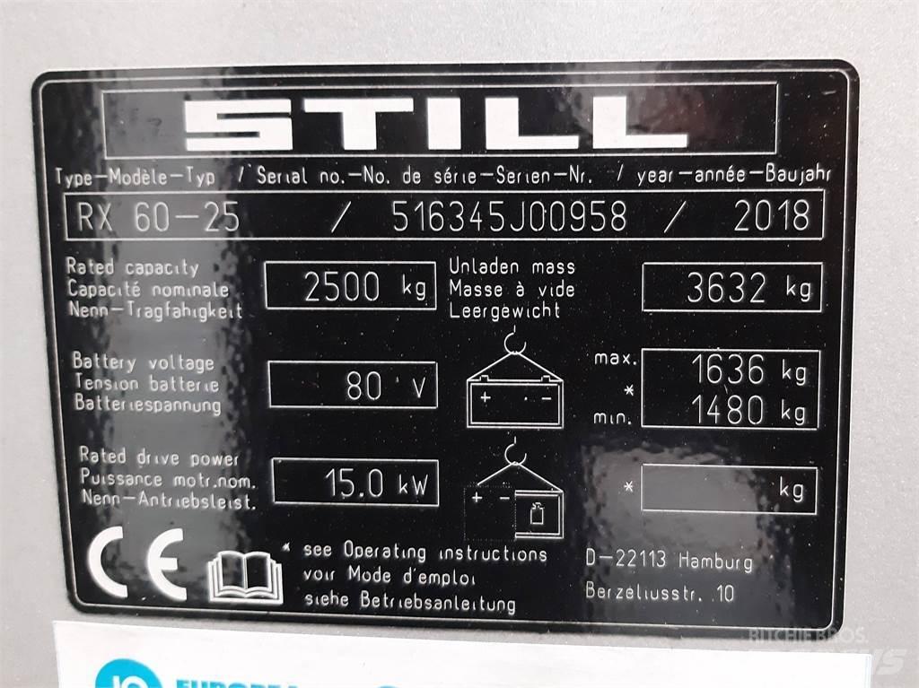 Still RX60 25 Elektromos targoncák