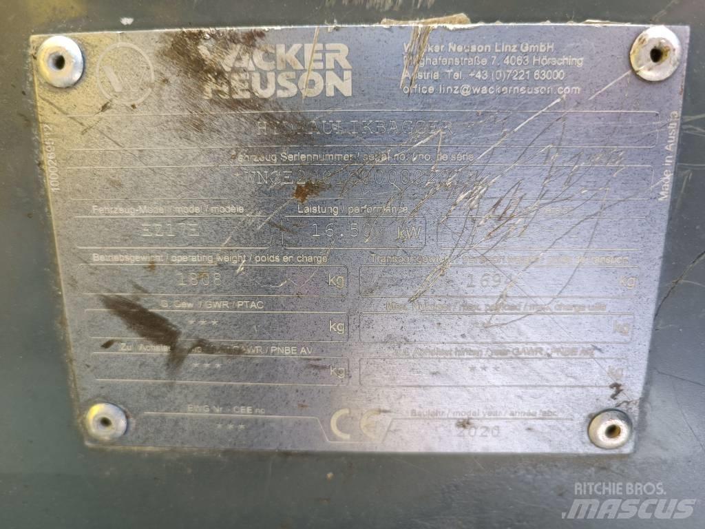 Wacker Neuson Ez17e Lánctalpas kotrók