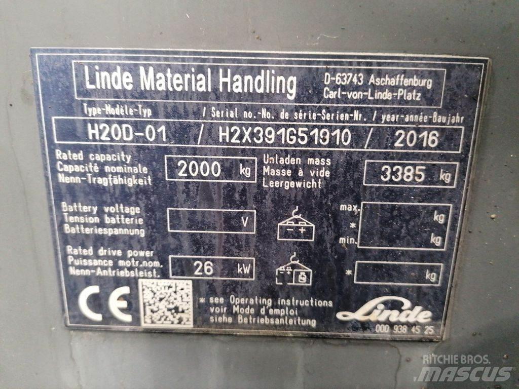 Linde H20D-01 Dízel targoncák