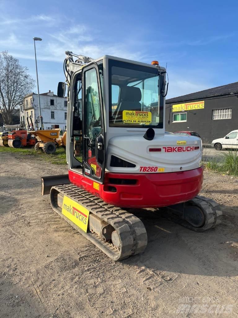 Takeuchi TB260 Mini kotrók < 7t