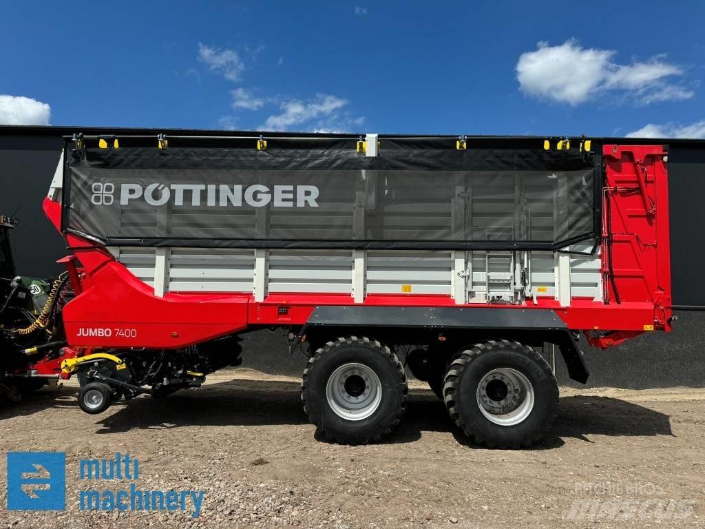 Pöttinger Jumbo 7400 Önrakodó pótkocsik