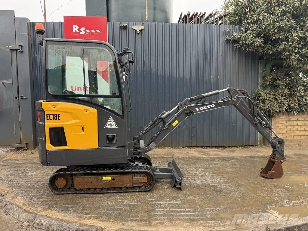 Volvo EC 18 E Mini kotrók < 7t