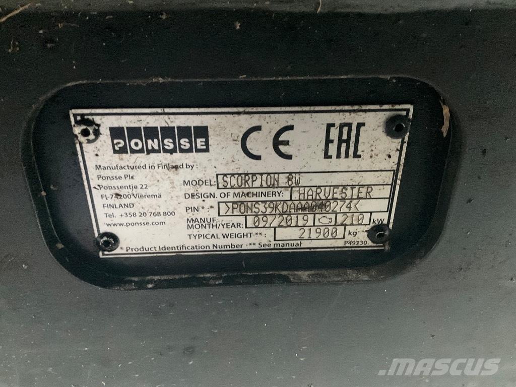 Ponsse Scorpion Betakarítók