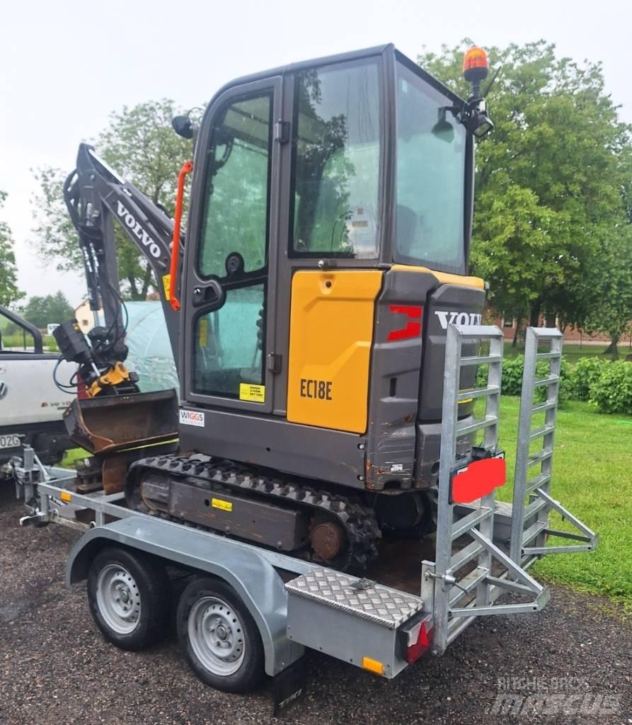 Volvo EC 18 E Mini kotrók < 7t