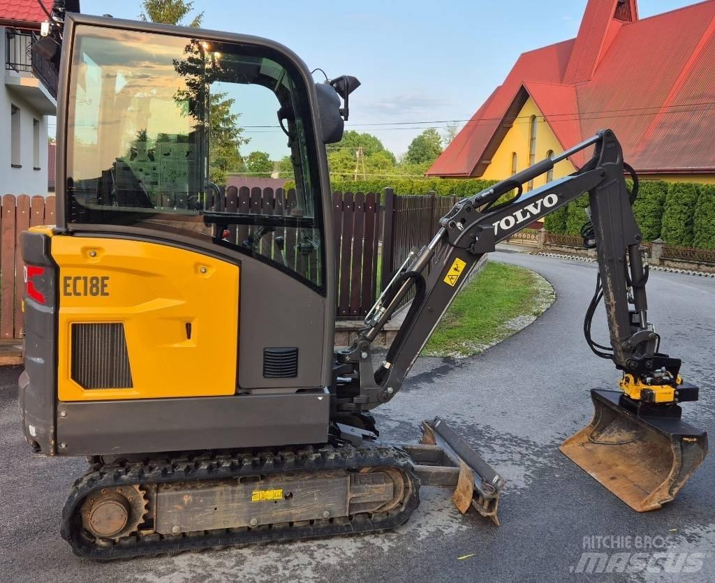 Volvo EC 18 E Mini kotrók < 7t