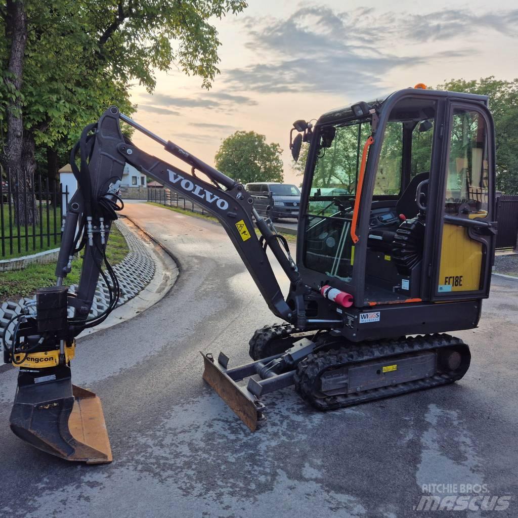 Volvo EC 18 E Mini kotrók < 7t