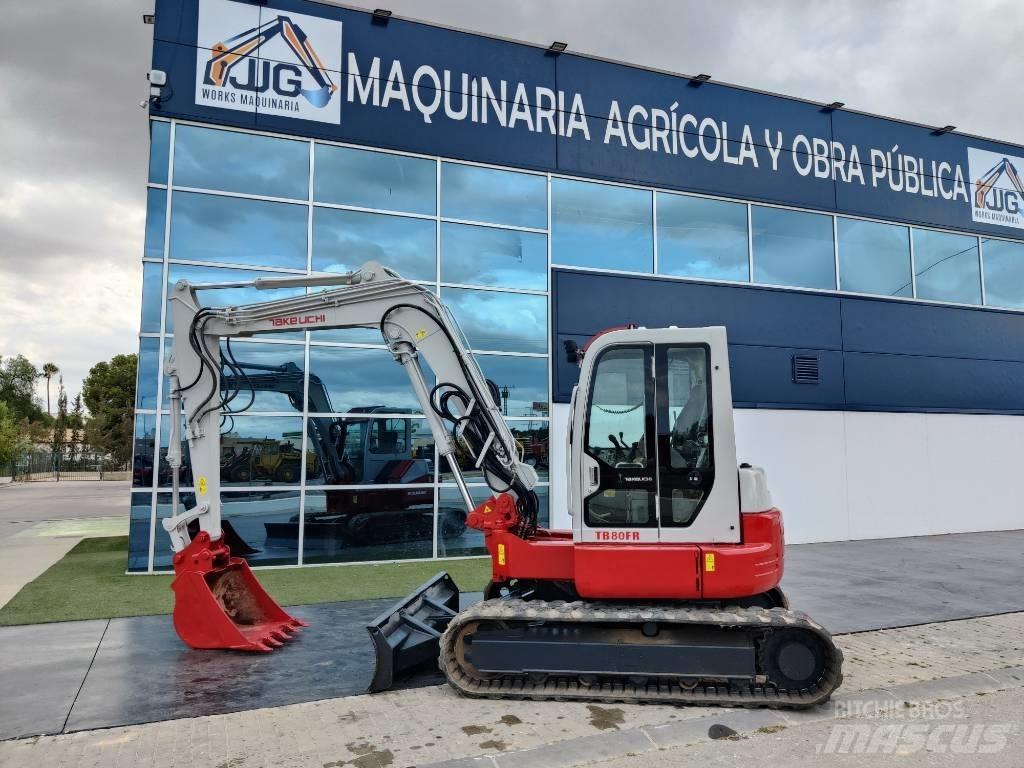 Takeuchi TB 80 FR Mini kotrók < 7t