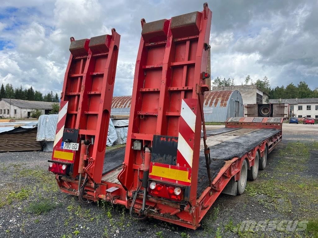 King GTS 44/3 Mélybölcsős félpótkocsik