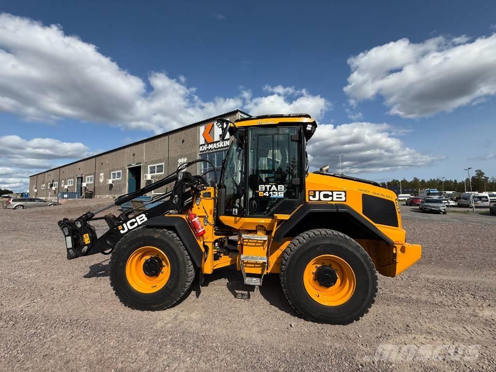 JCB 413S Gumikerekes homlokrakodók