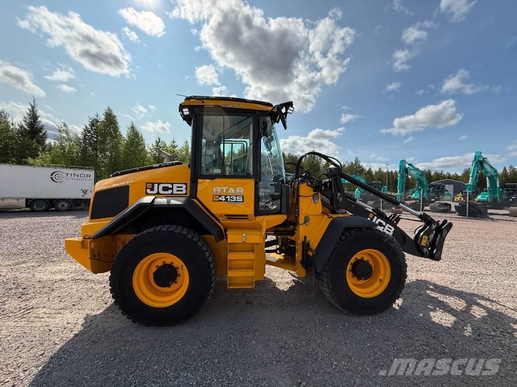 JCB 413S Gumikerekes homlokrakodók