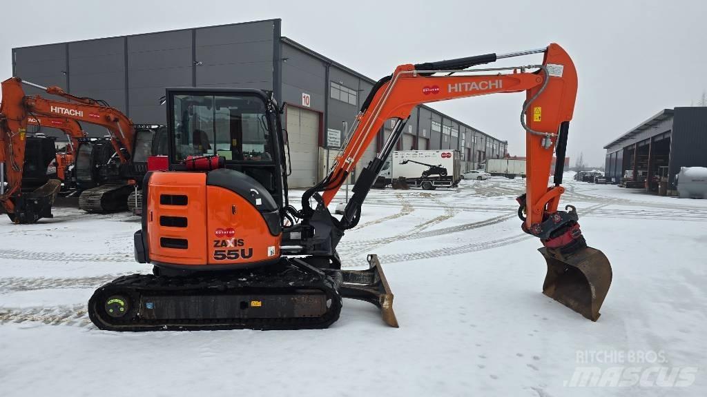 Hitachi ZX 55 U-5 Mini kotrók < 7t