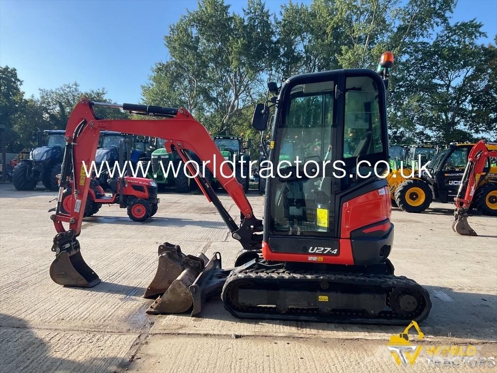 Kubota U 27-4 Mini kotrók < 7t