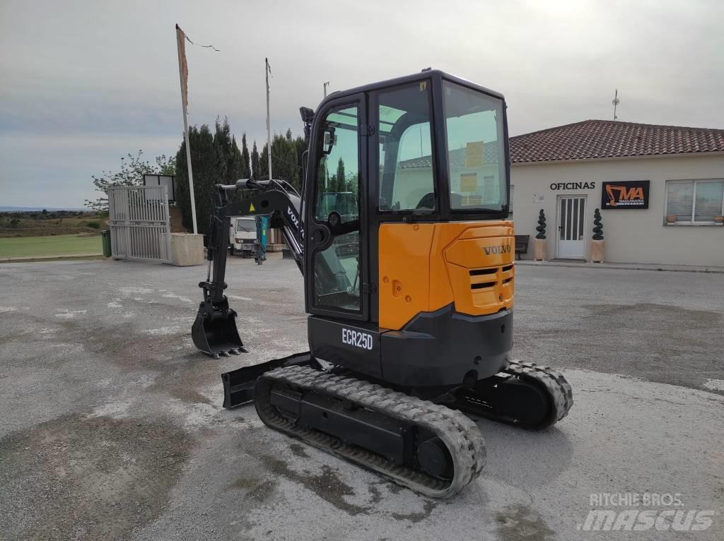 Volvo ECR 25 D Mini kotrók < 7t