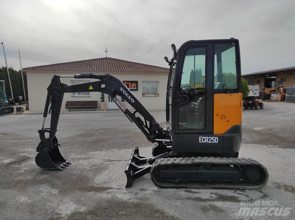 Volvo ECR 25 D Mini kotrók < 7t