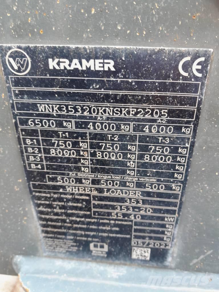 Kramer 5075 Gumikerekes homlokrakodók